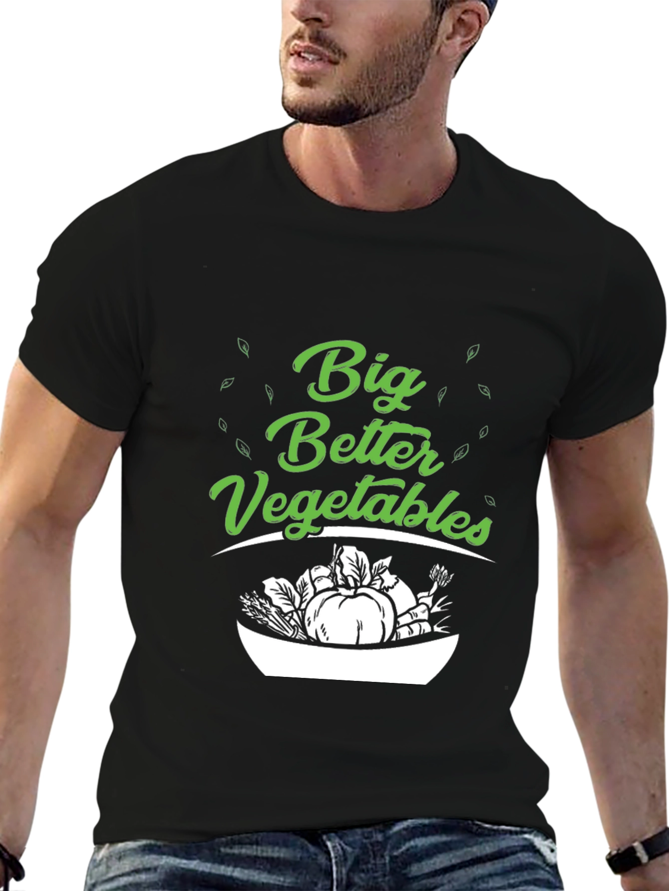 Big Better Vegetables Graphic Tee - Vegan Friendly