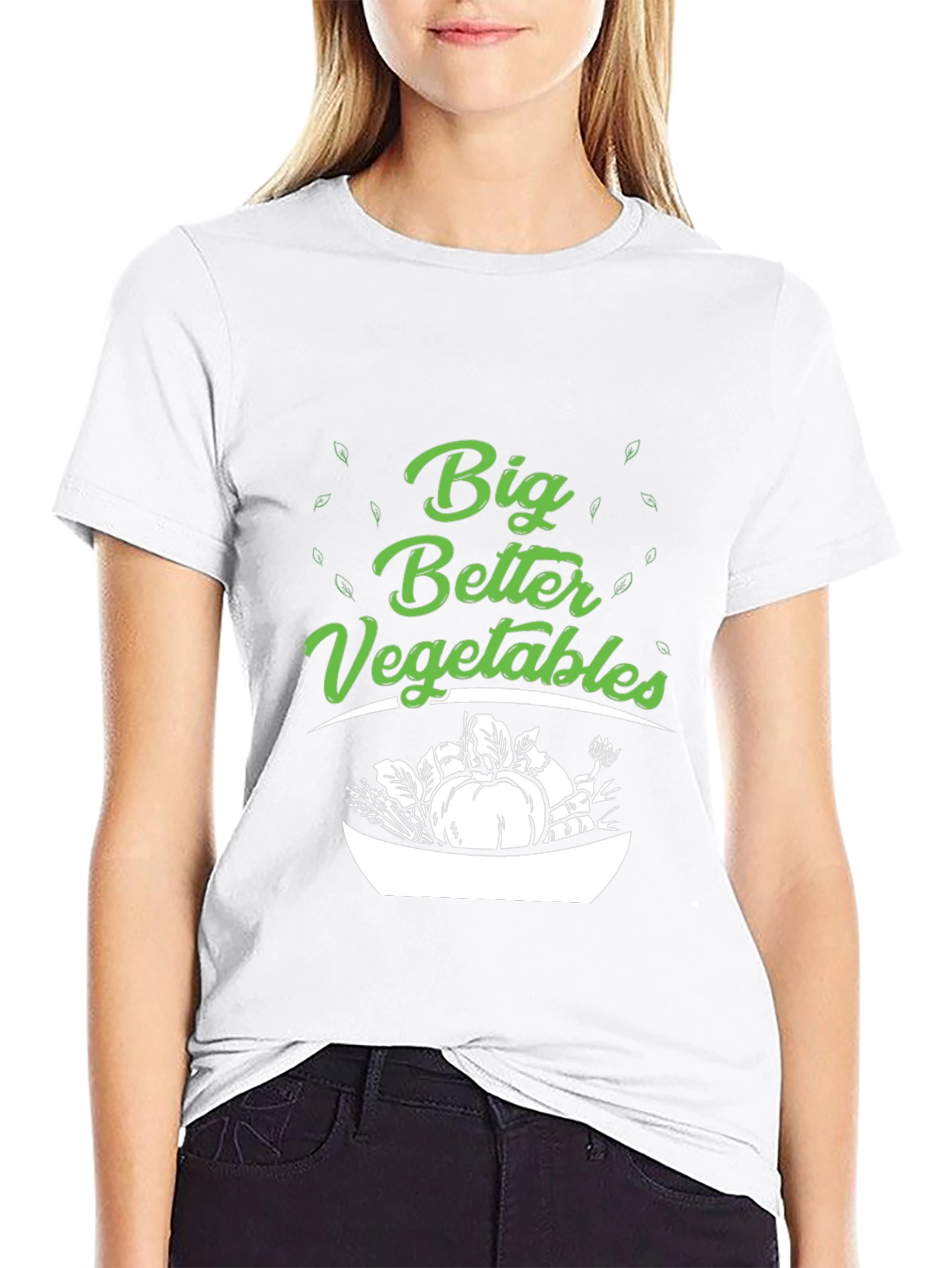 Big Better Vegetables Graphic Tee - Vegan Friendly