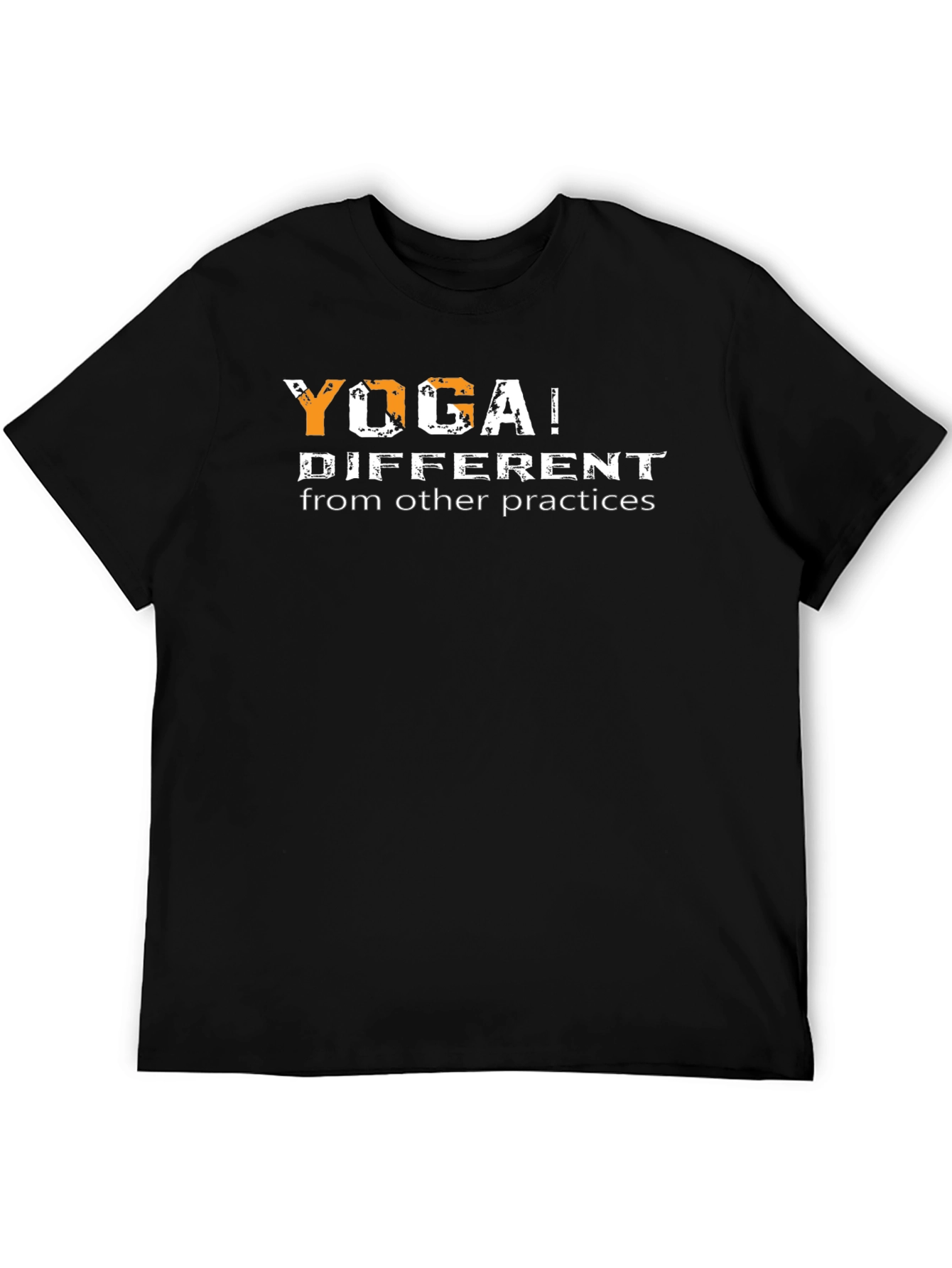 Yoga Different Practices Black Graphic T-Shirt