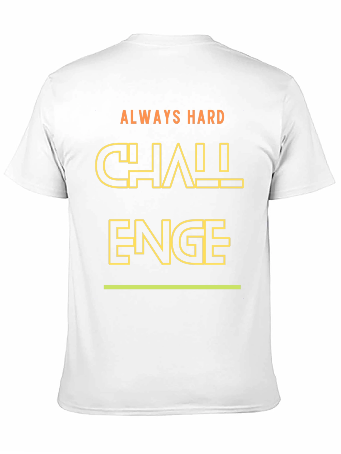 Challenge Always Hard Graphic T-Shirt - Black
