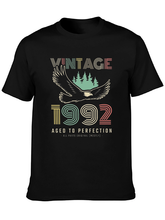 Vintage 1992 Aged to Perfection Graphic T-Shirt