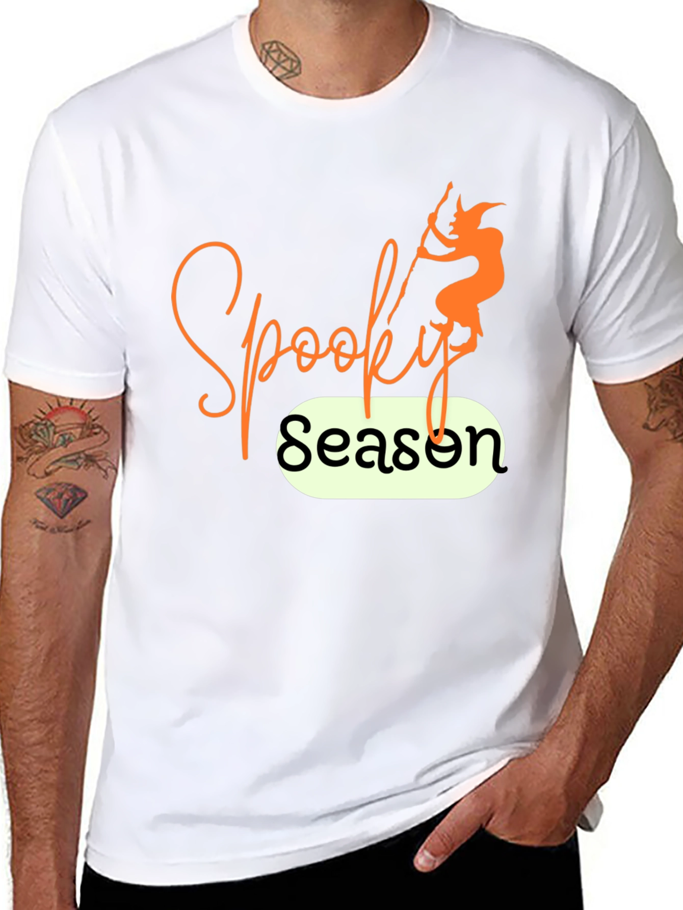 Spooky Season T-Shirt - Halloween Witch Design