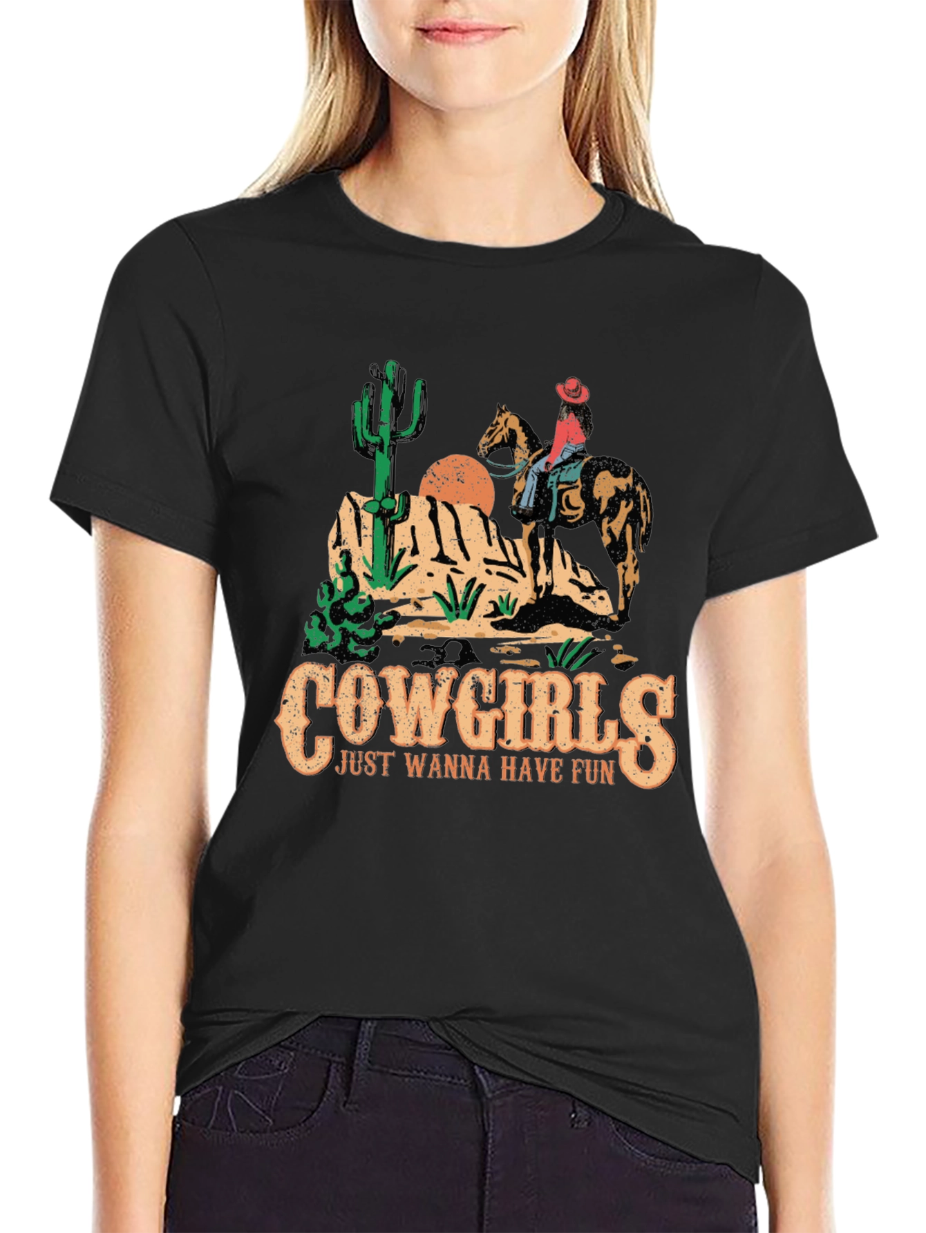 Cowgirls Just Wanna Have Fun T-Shirt