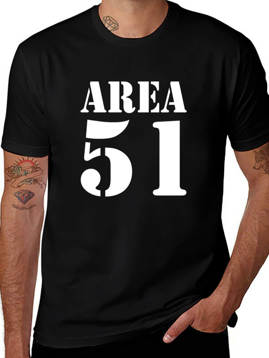 Area 51 Black Graphic Tee - Conspiracy Casual