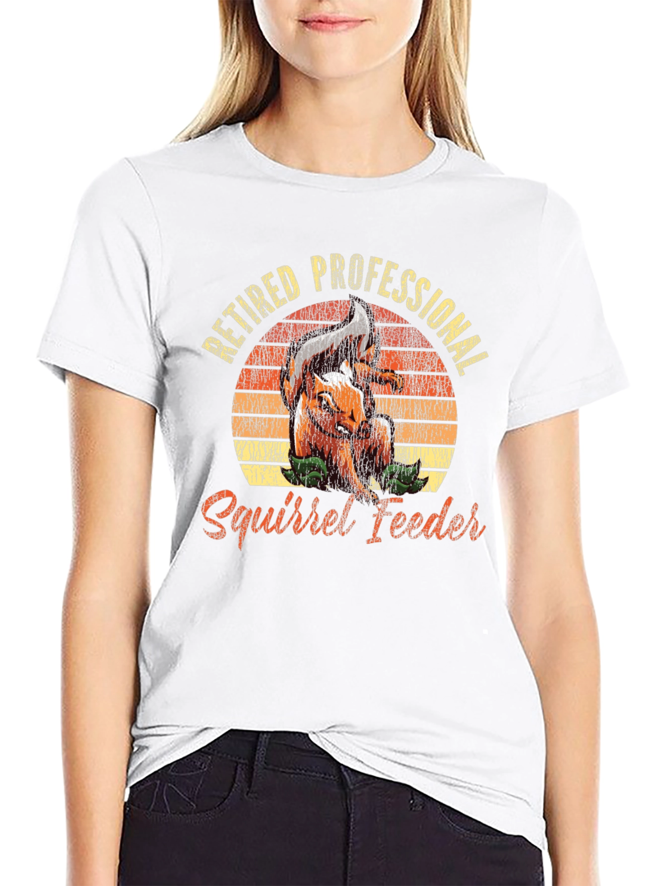 Retired Professional Squirrel Feeder Graphic Tee