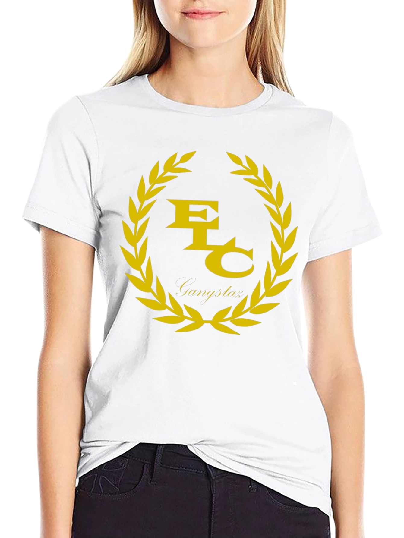 Gold EFC Gangstaz Graphic Tee