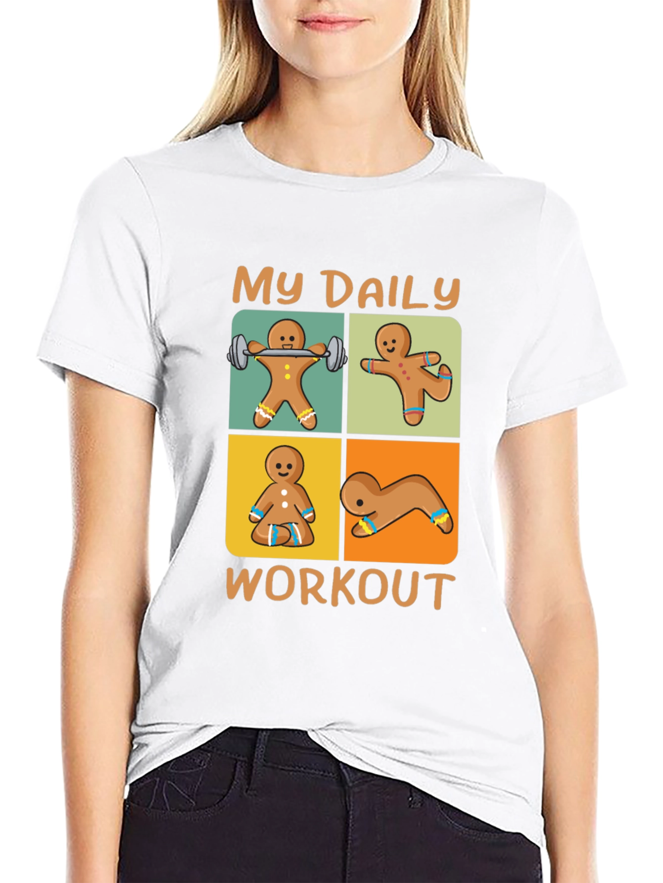 Gingerbread Workout Graphic Tee