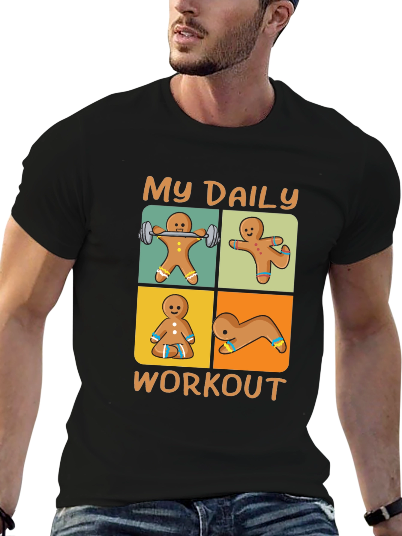 Gingerbread Workout Graphic Tee