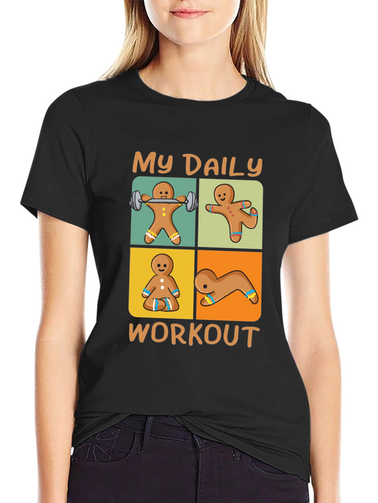 Gingerbread Workout Graphic Tee