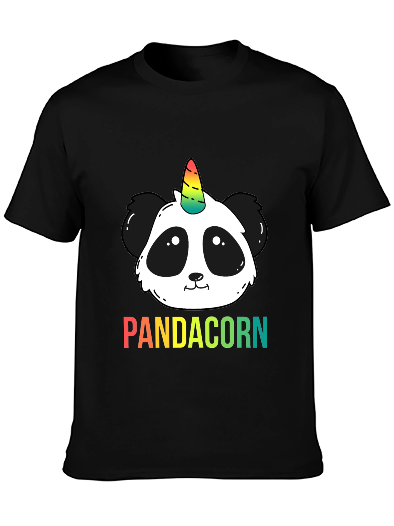 Panda Unicorn Graphic T-Shirt