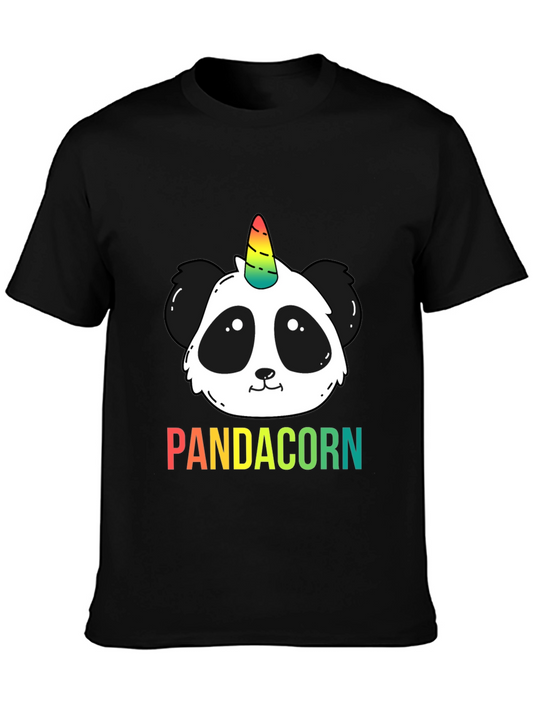 Panda Unicorn Graphic T-Shirt