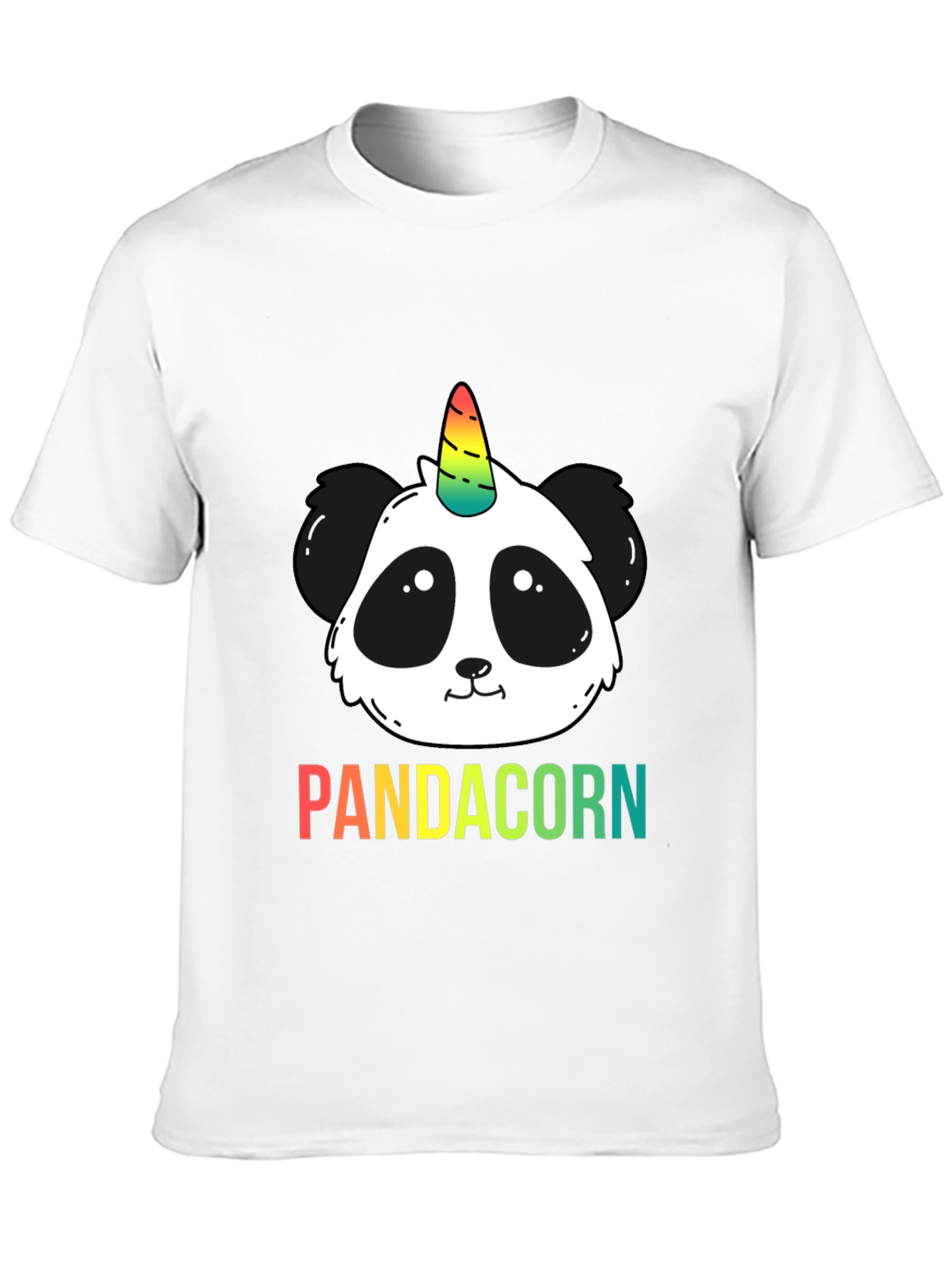 Panda Unicorn Graphic T-Shirt