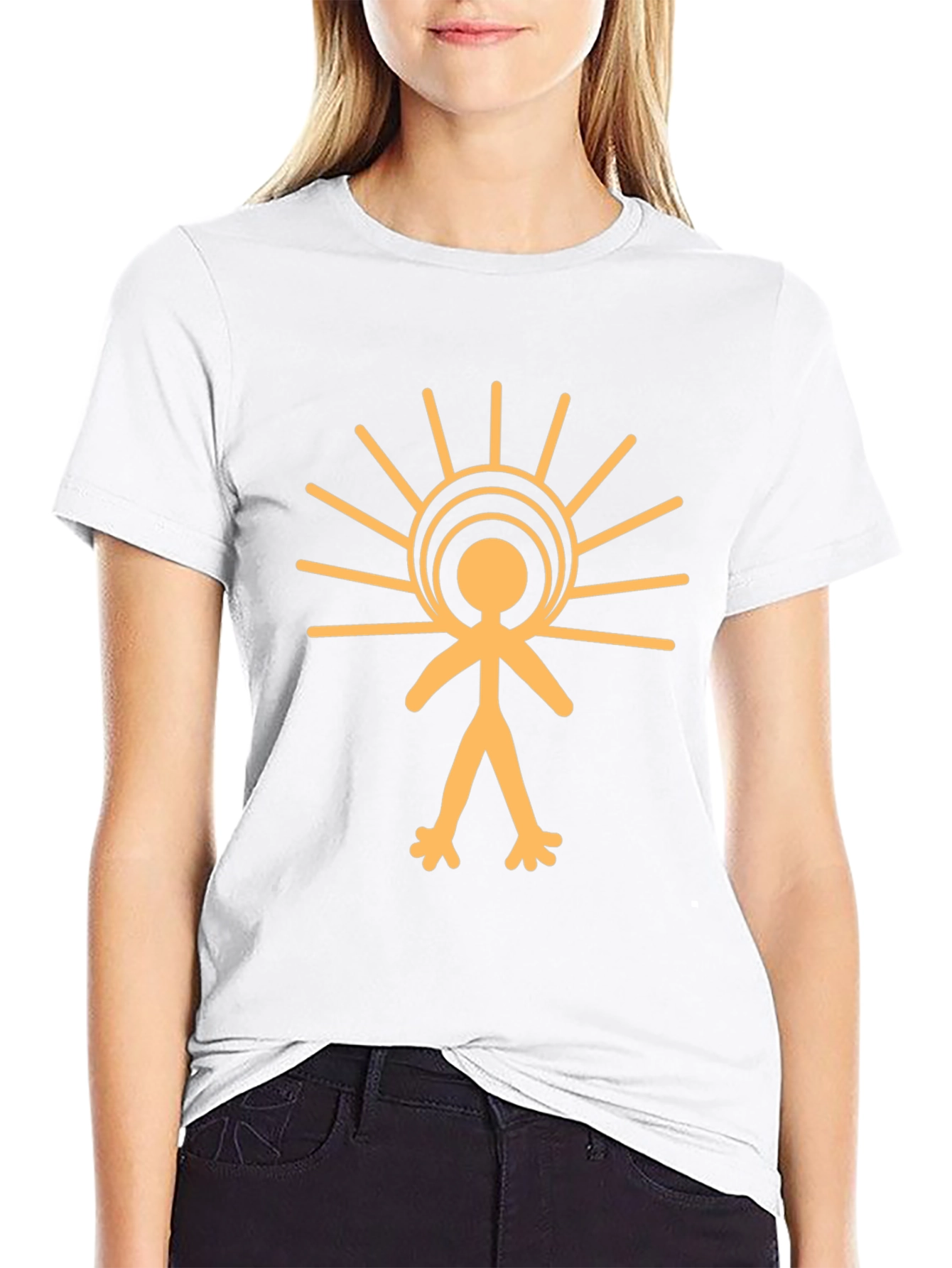 Sun Symbol Black T-Shirt