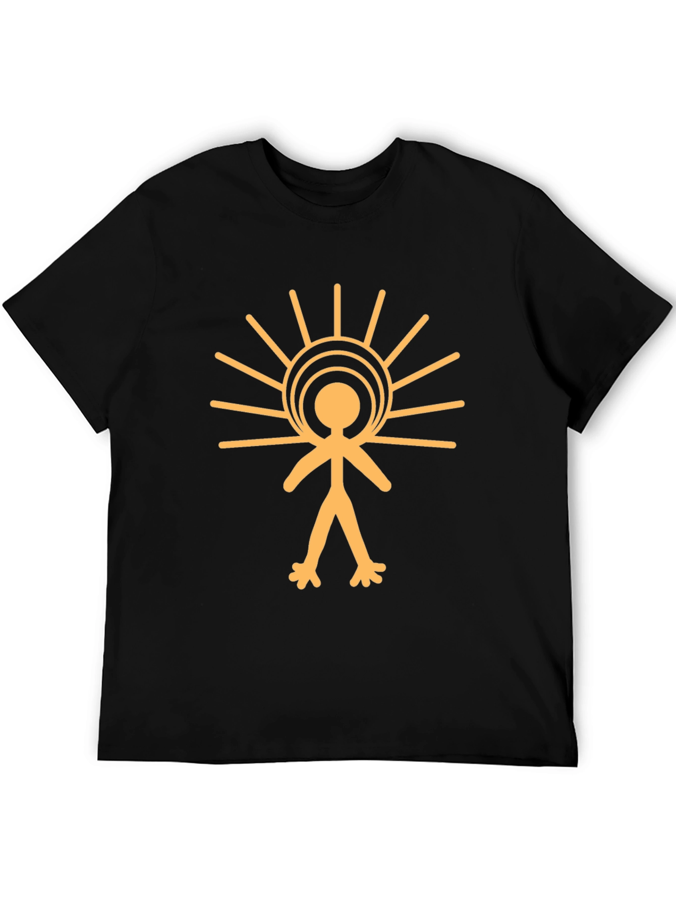 Sun Symbol Black T-Shirt