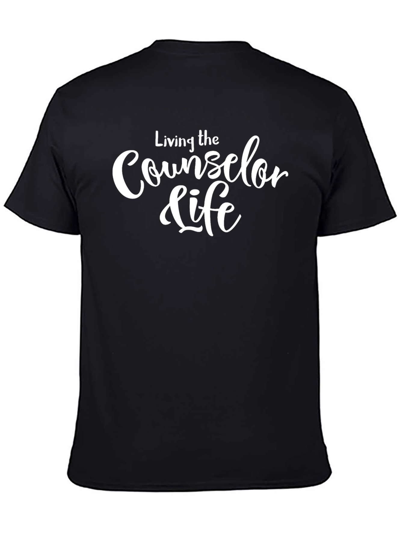 Counselor Life T-Shirt - Black Cotton Tee