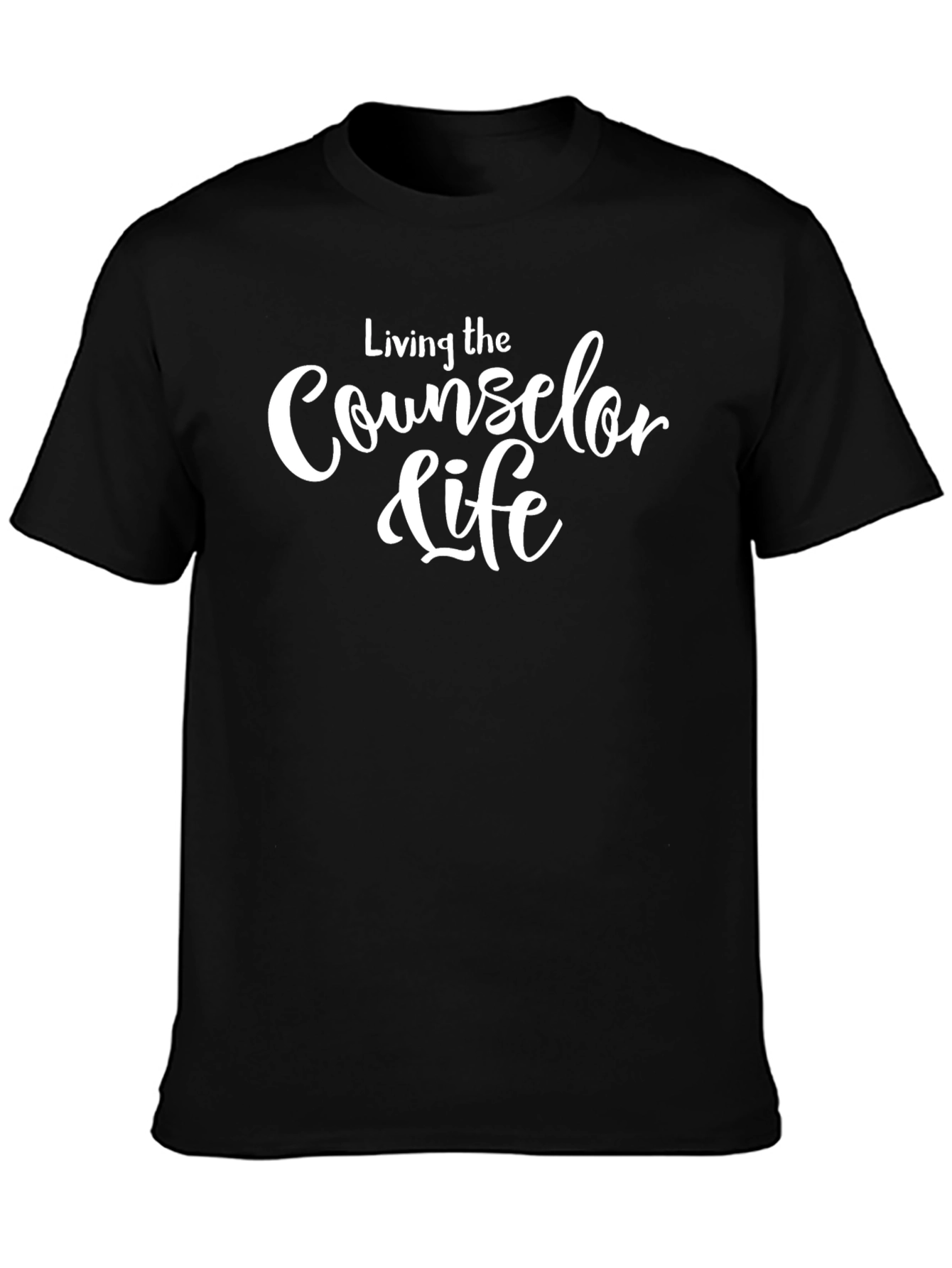 Counselor Life T-Shirt - Black Cotton Tee