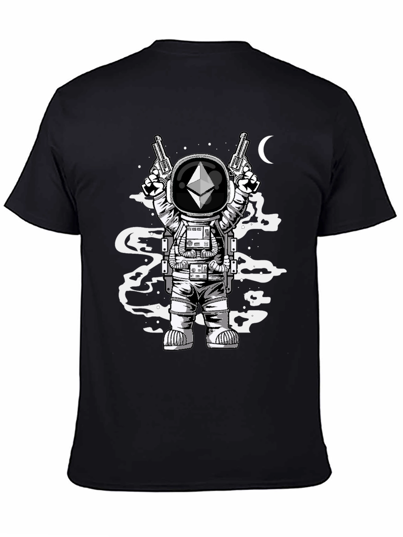 Ethereum Astronaut Graphic Tee - Crypto Fashion