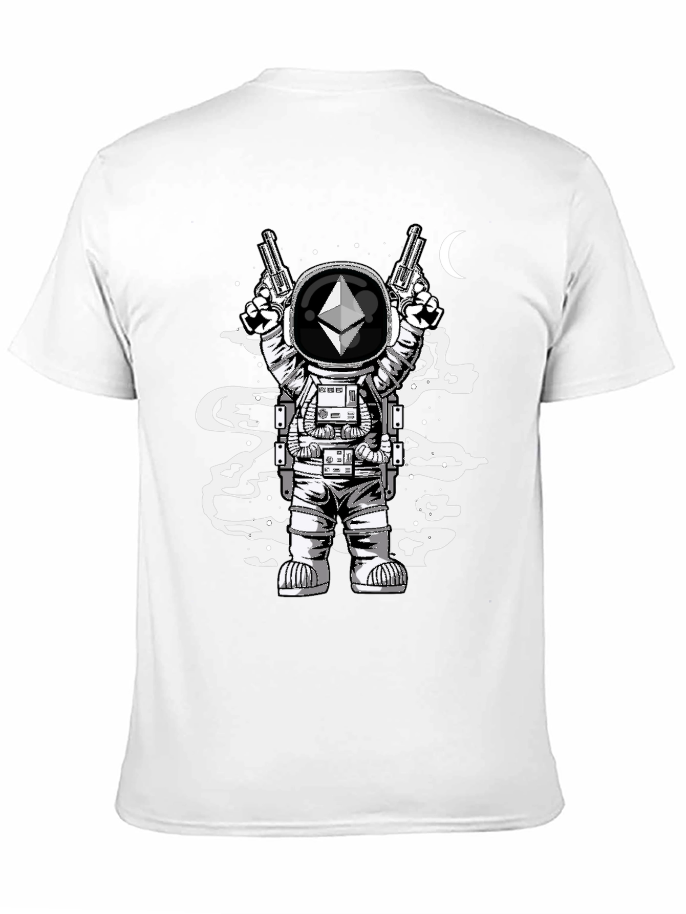 Ethereum Astronaut Graphic Tee - Crypto Fashion