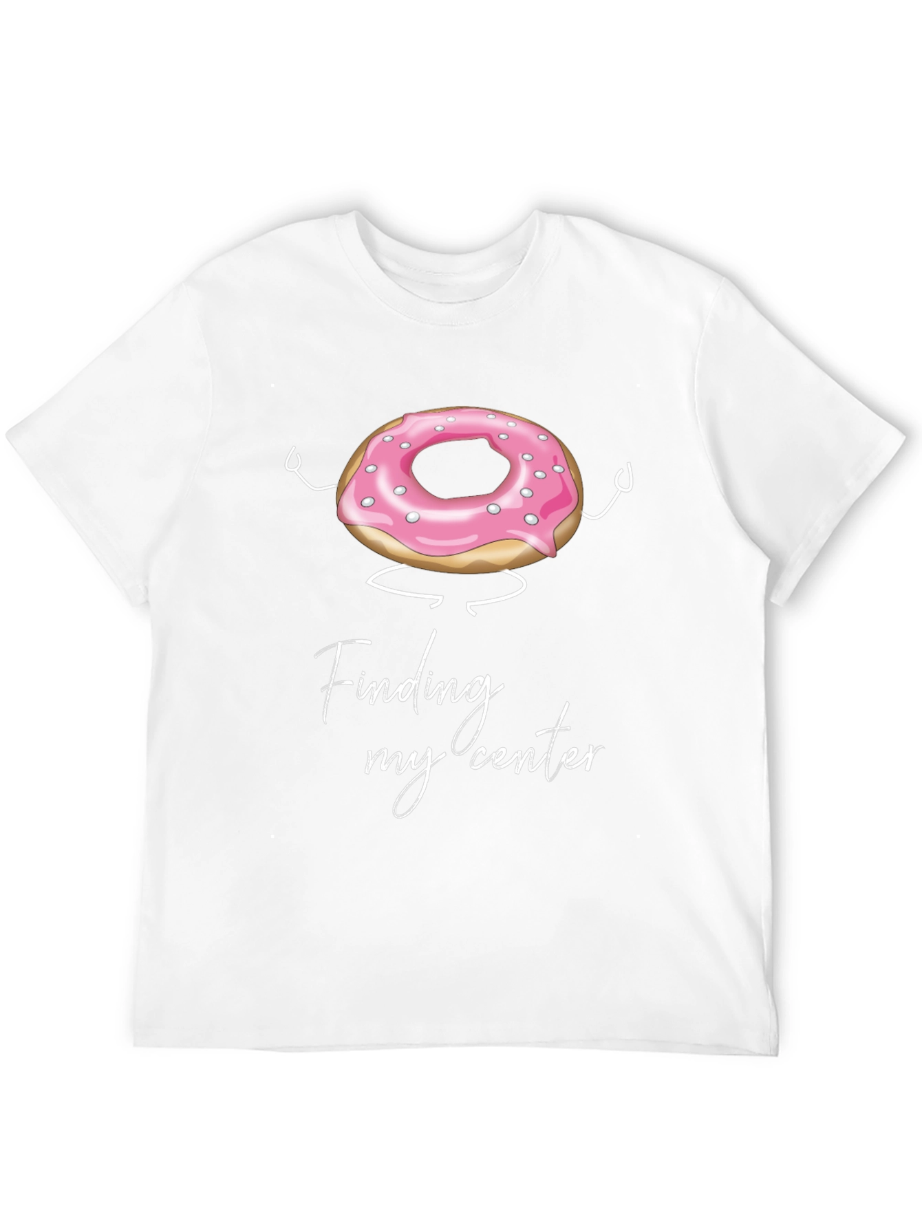 Donut Finding My Center Funny T-Shirt