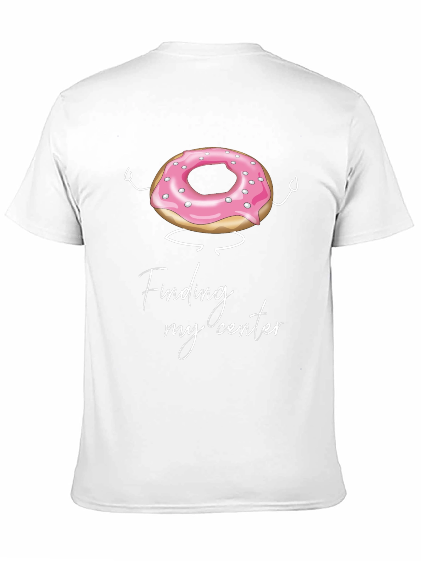 Donut Finding My Center Funny T-Shirt