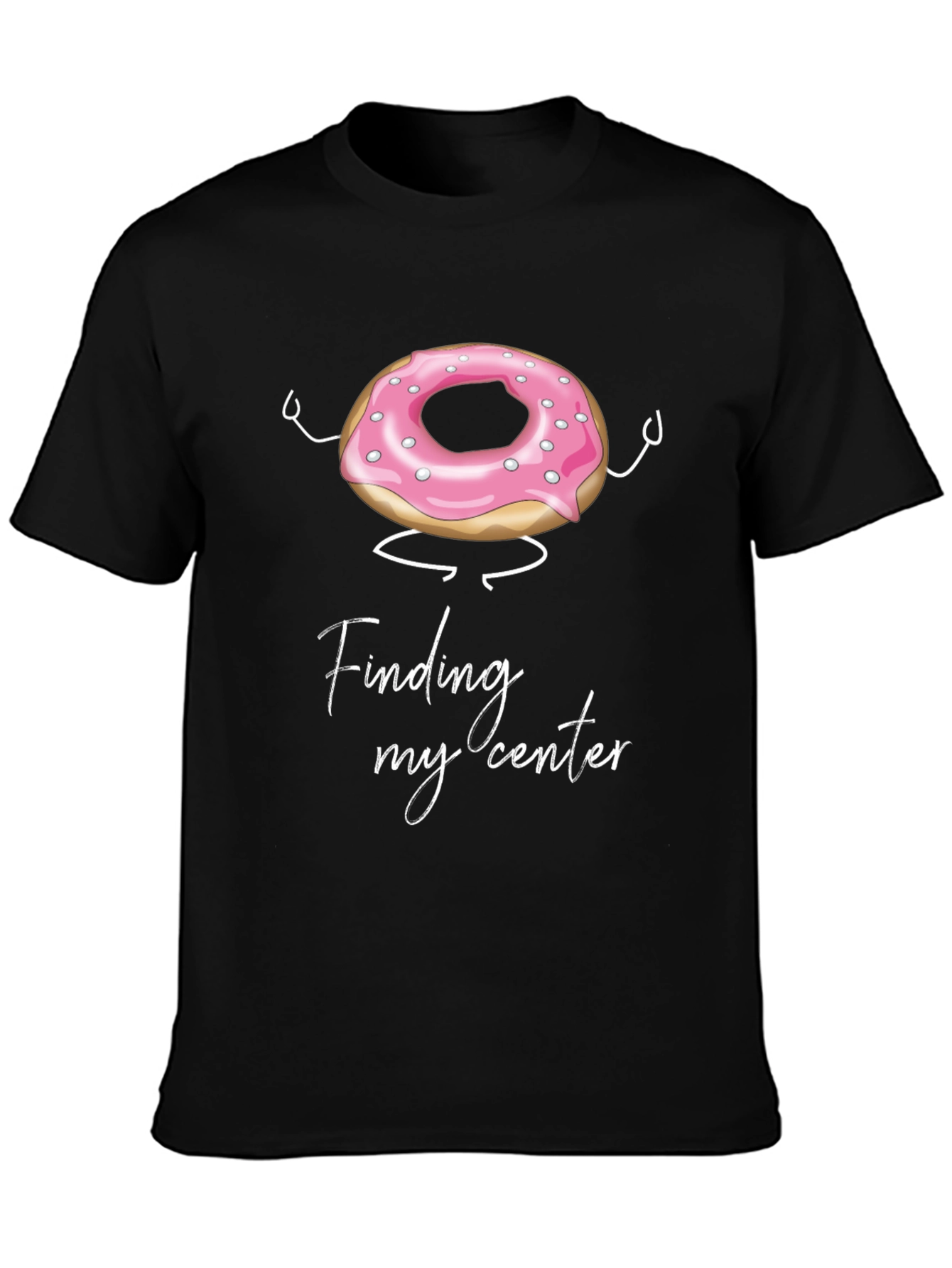 Donut Finding My Center Funny T-Shirt