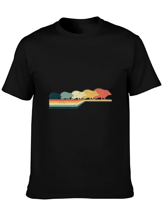 Retro Hedgehog T-Shirt - Vintage Style Animal Tee