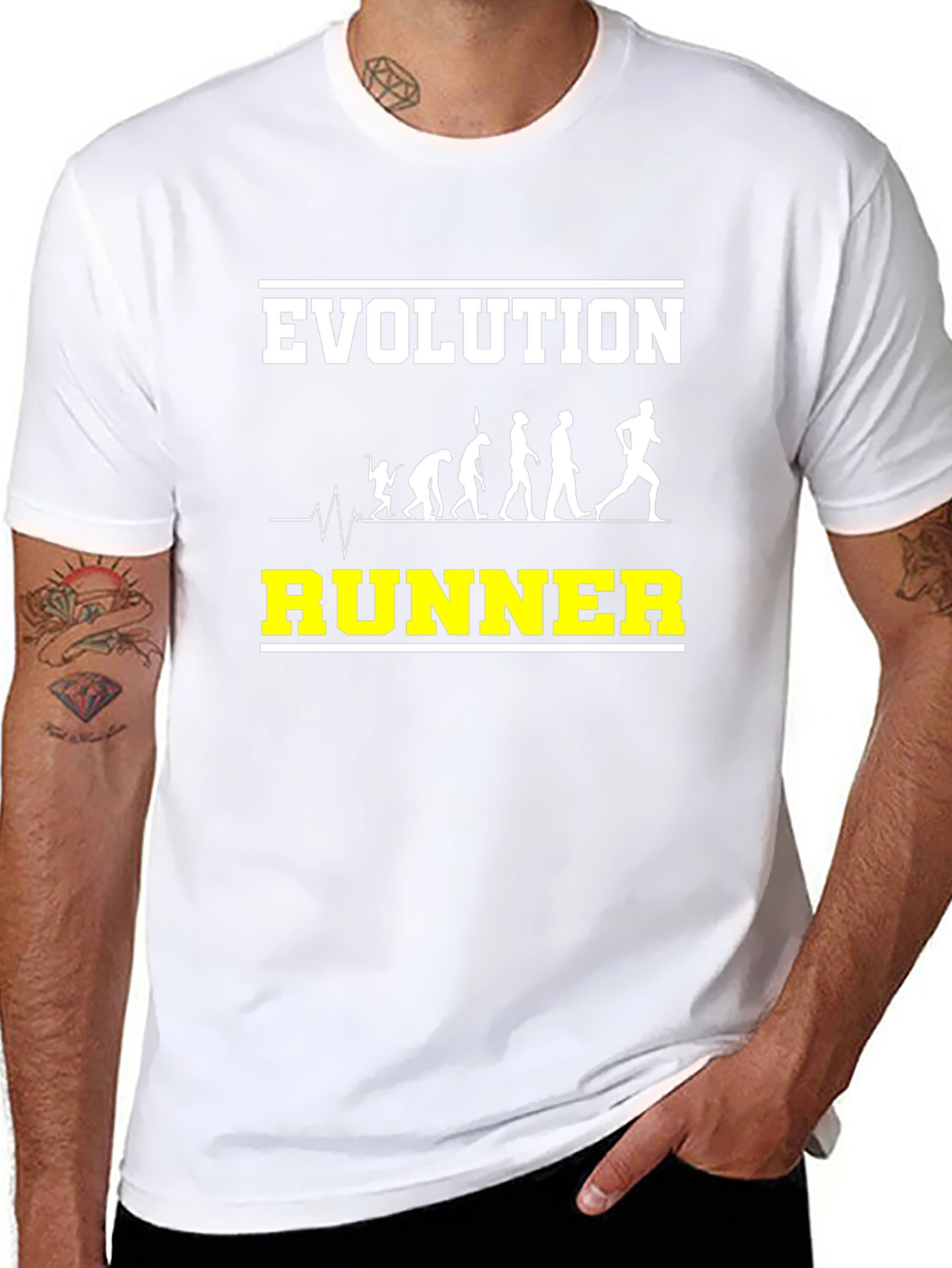 Evolution Runner Graphic T-Shirt