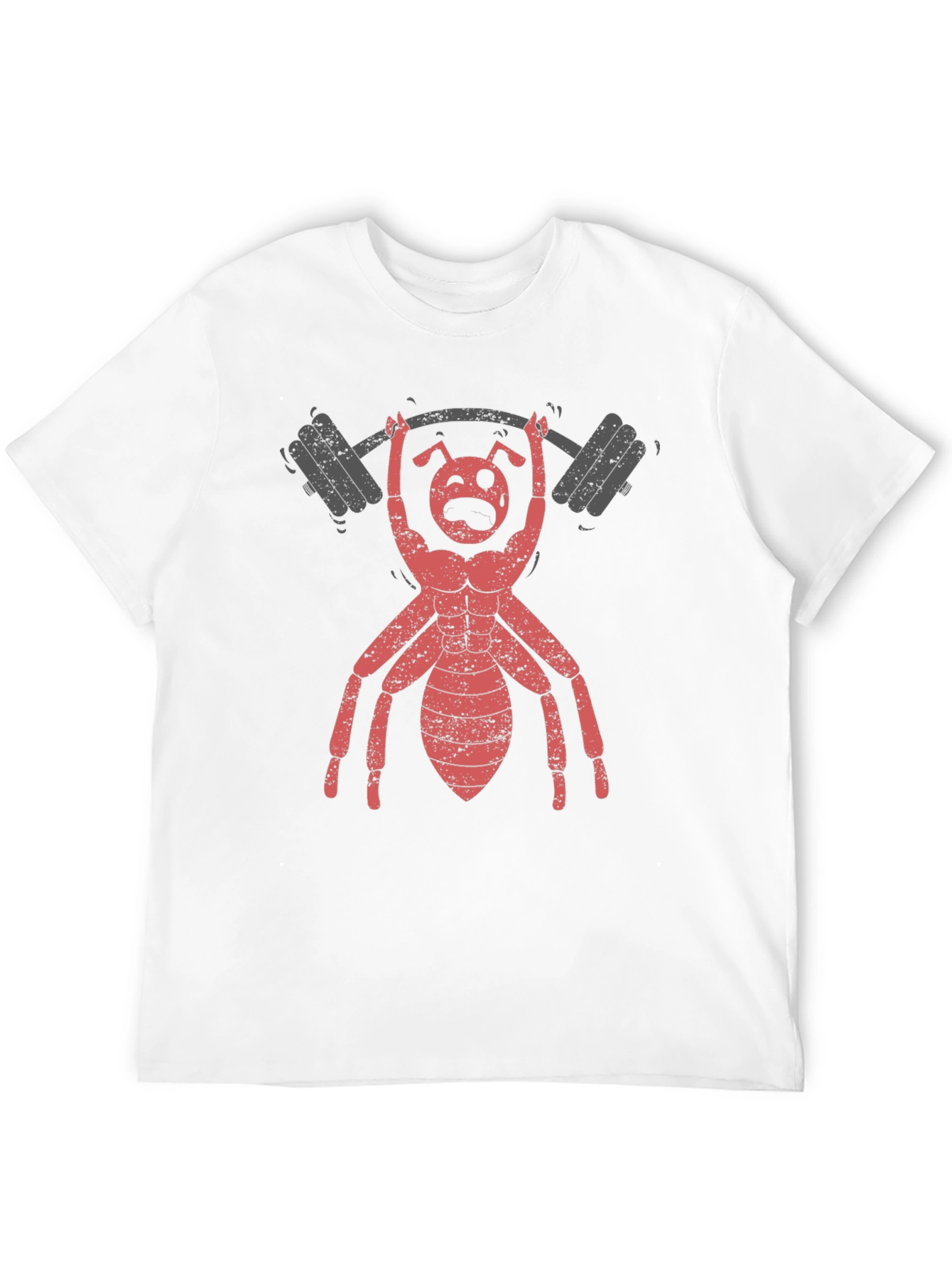 Ant Lifting Weights Graphic T-Shirt