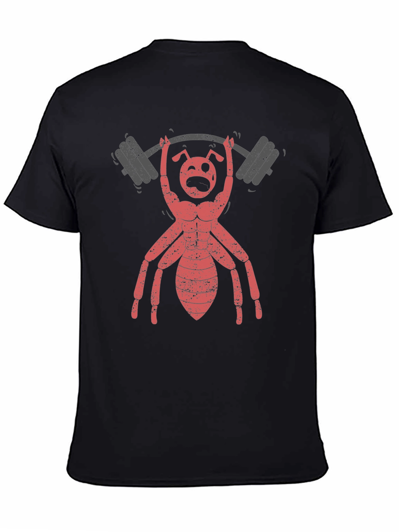 Ant Lifting Weights Graphic T-Shirt