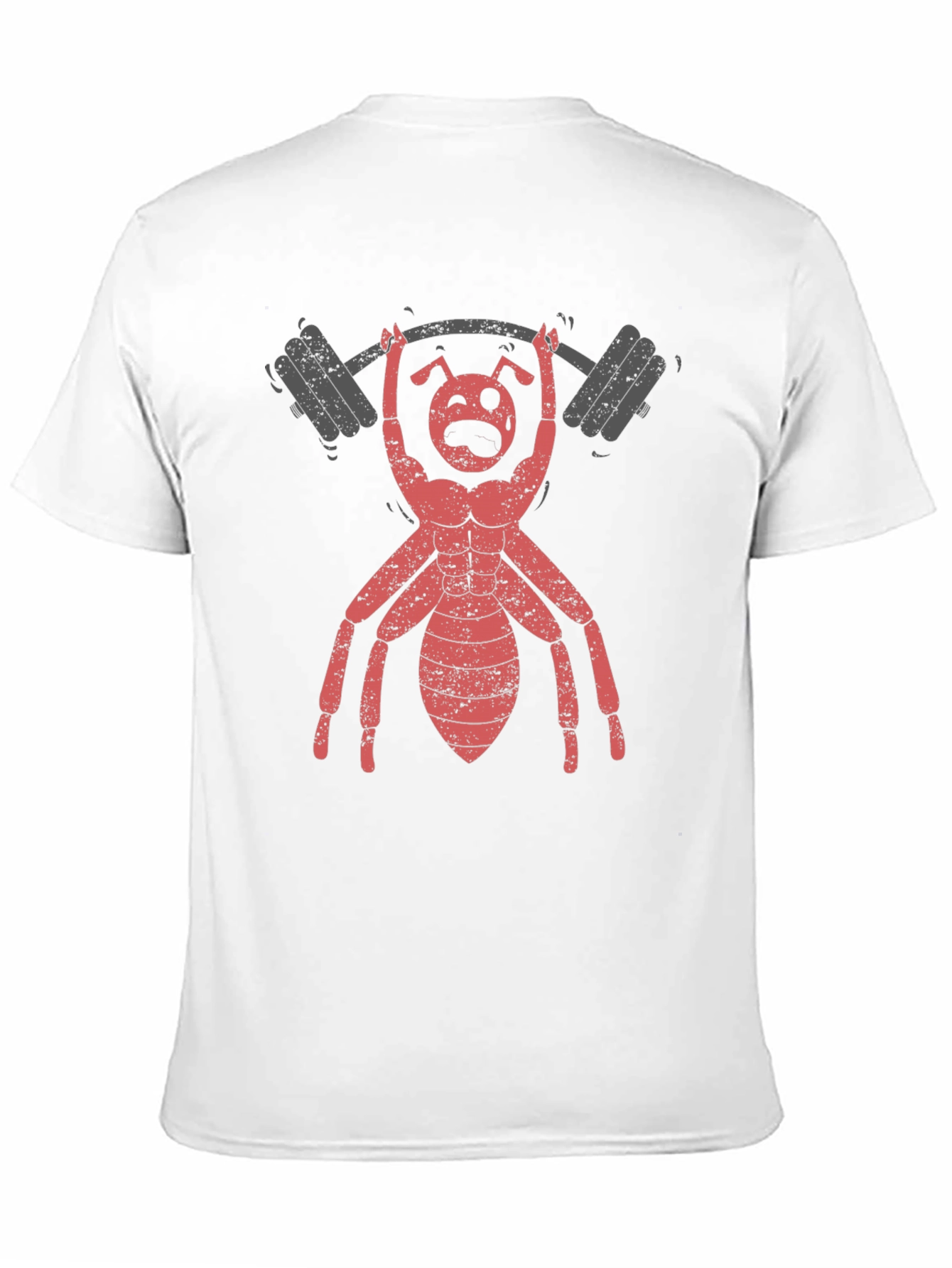 Ant Lifting Weights Graphic T-Shirt