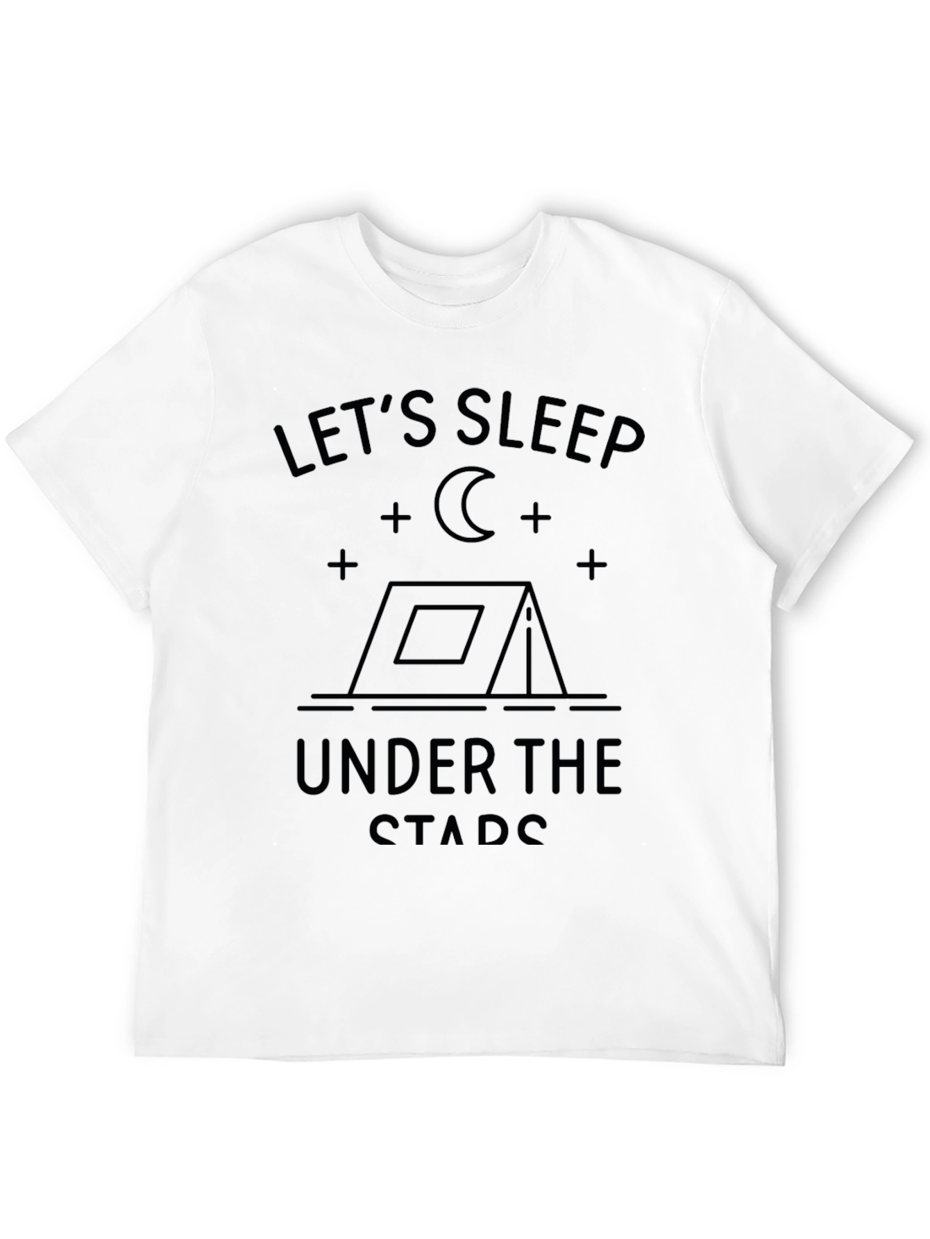 Lets Sleep Under the Stars Graphic T-Shirt