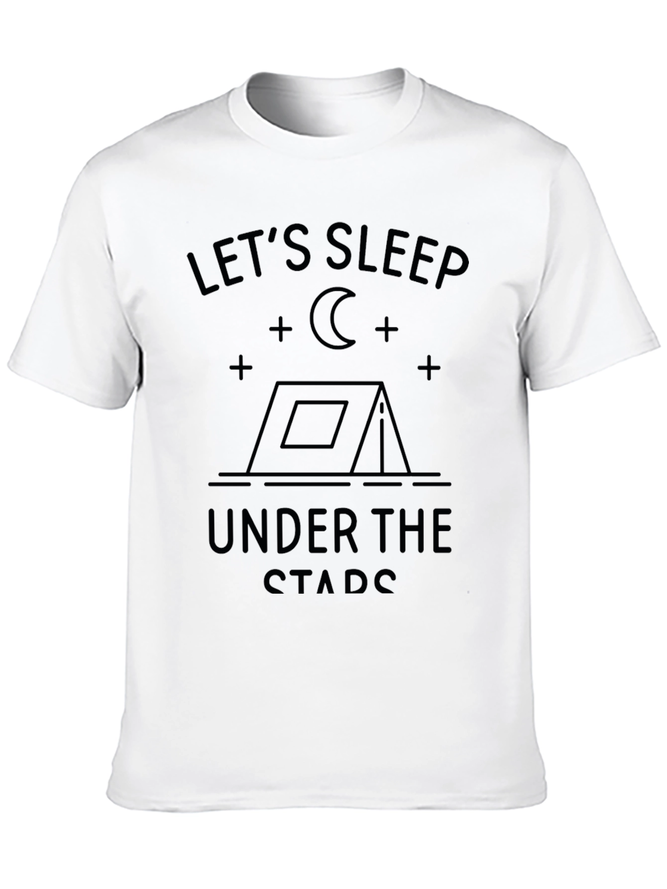 Lets Sleep Under the Stars Graphic T-Shirt