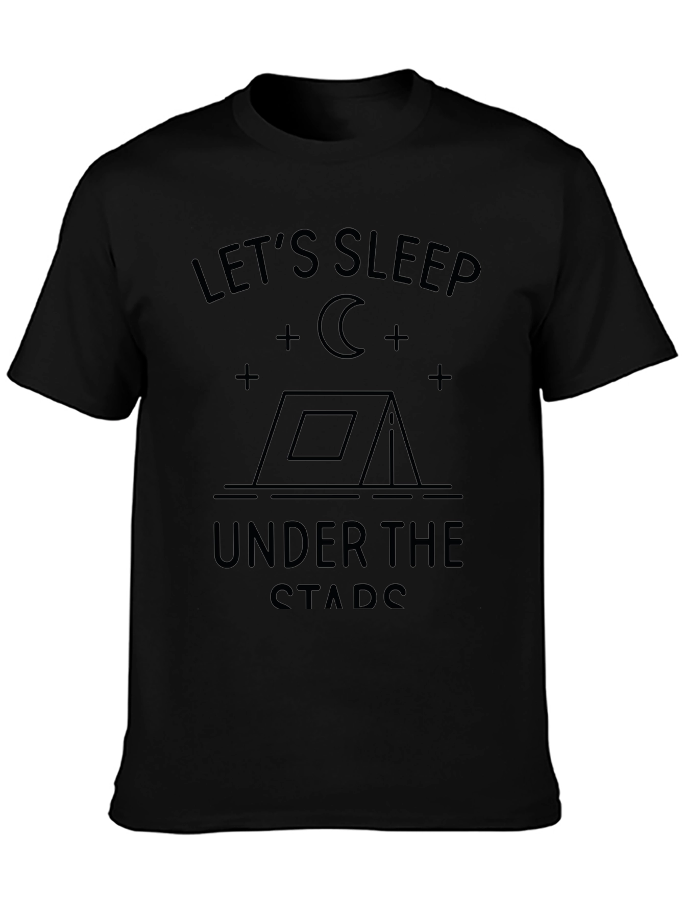 Lets Sleep Under the Stars Graphic T-Shirt